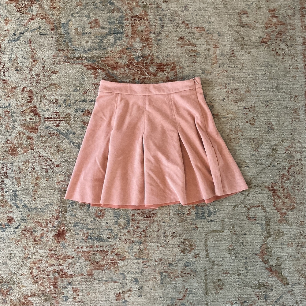 Pleated Mini Skirt